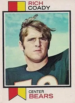 1973 Topps #172 - Rich Coady - Chicago Bears