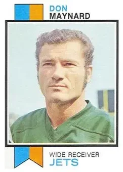 1973 Topps #175 - Don Maynard - New York Jets
