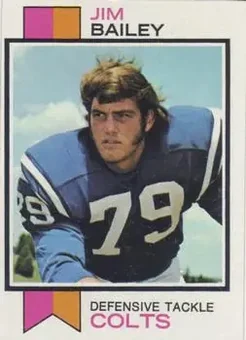 1973 Topps #177 - Jim Bailey - Baltimore Colts