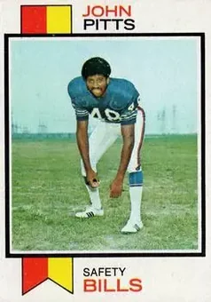 1973 Topps #178 - John Pitts - Buffalo Bills
