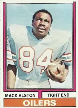 1974 Topps #199 - Mack Alston - Houston Oilers
