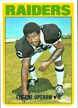 1972 Topps #186 - Eugene Upshaw - Oakland Raiders