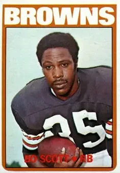 1972 Topps #187 - Bo Scott - Cleveland Browns