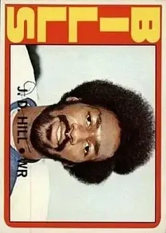 1972 Topps #188 - J.D. Hill - Buffalo Bills