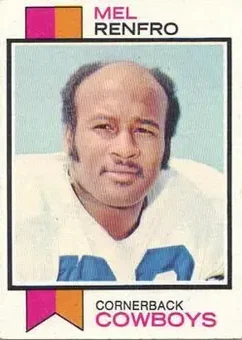1973 Topps #185 - Mel Renfro - Dallas Cowboys 1973 Topps #185 - Mel Renfro - Dallas Cowboys