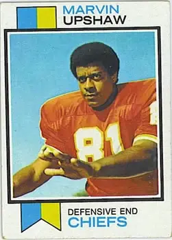 1973 Topps #186 - Marvin Upshaw - Kansas City Chiefs
