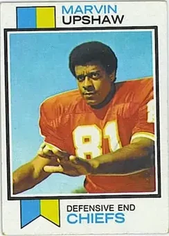 1973 Topps #186 - Marvin Upshaw - Kansas City Chiefs