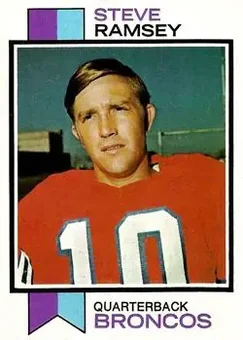 1973 Topps #189 - Steve Ramsey - Denver Broncos 1973 Topps #189 - Steve Ramsey - Denver Broncos