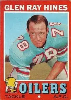 1971 Topps #219 - Glen Ray Hines - Houston Oilers