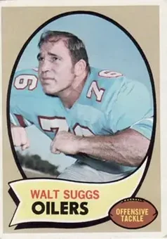 1970 Topps #204 - Walter Suggs - Houston Oilers