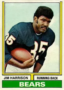 1974 Topps #203 - Jim Harrison - Chicago Bears - Front