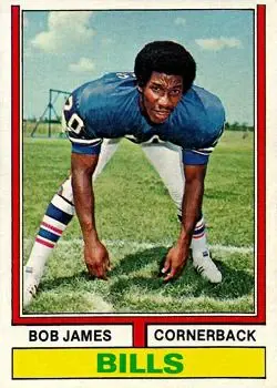 1974 Topps #209 - Bob James - Buffalo Bills