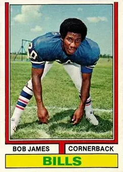 1974 Topps #209 - Bob James - Buffalo Bills