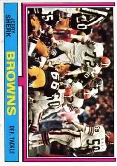 1974 Topps #211 - Jerry Sherk - Cleveland Browns