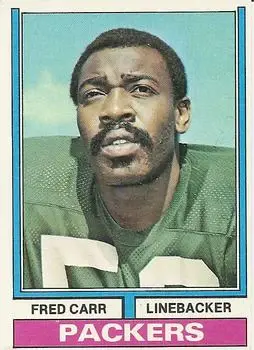 1974 Topps #213 - Fred Carr - Green Bay Packers