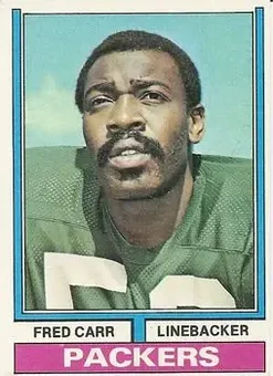 1974 Topps #213 - Fred Carr - Green Bay Packers