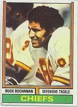 1974 Topps #218 - Buck Buchanan - Kansas City Chiefs