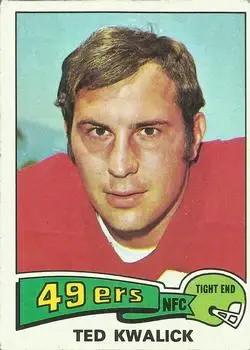 1975 Topps #226 - Ted Kwalick - San Francisco 49ers