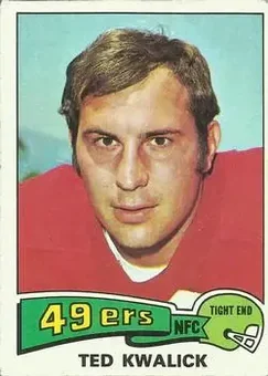 1975 Topps #226 - Ted Kwalick - San Francisco 49ers