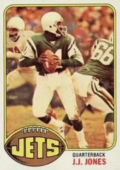 1976 Topps #186 - J.J. Jones - New York Jets