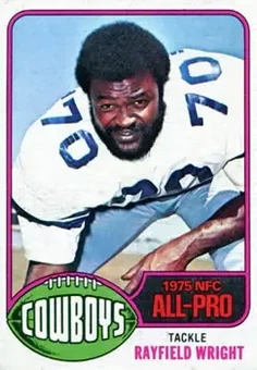 1976 Topps #190 - Rayfield Wright - Dallas Cowboys