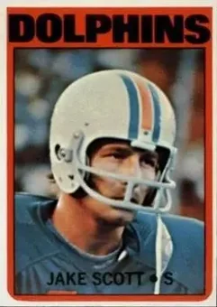 1972 Topps #193 - Jake Scott - Miami Dolphins