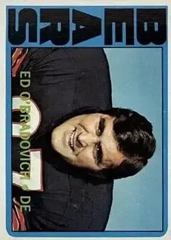 1972 Topps #197 - Ed O'Bradovich - Chicago Bears - Front