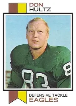 1973 Topps #194 - Don Hultz - Philadelphia Eagles