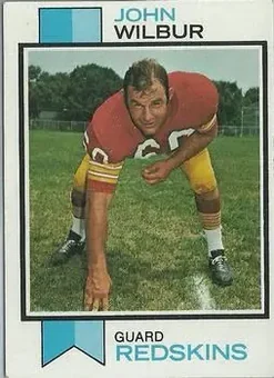 1973 Topps #196 - John Wilbur - Washington Redskins