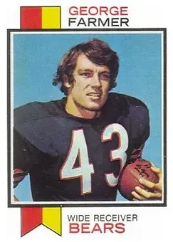 1973 Topps #197 - George Farmer - Chicago Bears