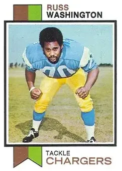 1973 Topps #199 - Russ Washington - San Diego Chargers 1973 Topps #199 - Russ Washington - San Diego Chargers