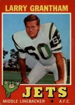 1971 Topps #228 - Larry Grantham - New York Jets