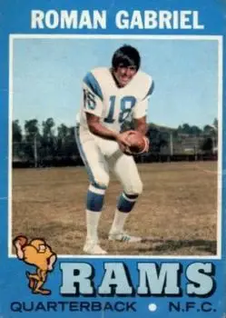 1971 Topps #230 - Roman Gabriel - Los Angeles Rams