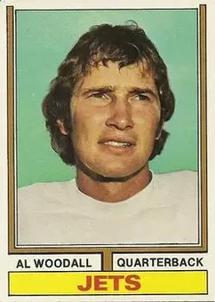 1974 Topps #227 - Al Woodall - New York Jets