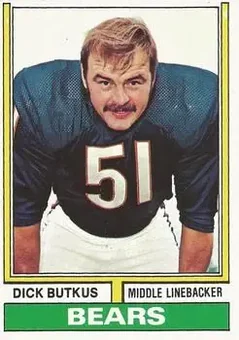 1974 Topps #230 - Dick Butkus - Chicago Bears