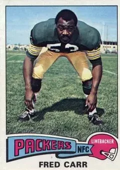 1975 Topps #233 - Fred Carr - Green Bay Packers