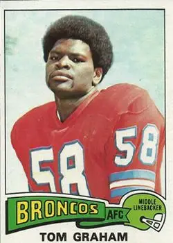1975 Topps #239 - Tom Graham - Denver Broncos - Front