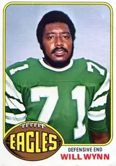 1976 Topps #199 - Will Wynn - Philadelphia Eagles