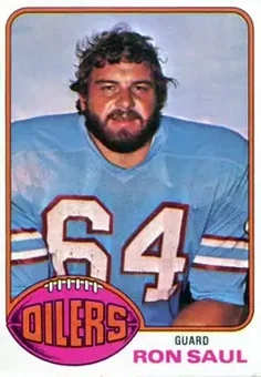 1976 Topps #208 - Ron Saul - Houston Oilers