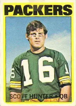 1972 Topps #206 - Scott Hunter - Green Bay Packers
