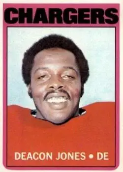 1972 Topps #209 - Dave Jones - San Diego Chargers