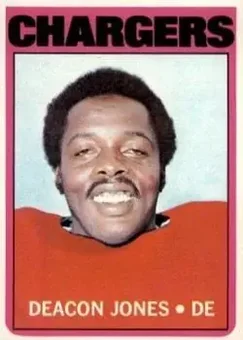 1972 Topps #209 - Dave Jones - San Diego Chargers