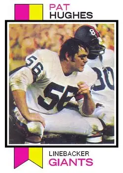 1973 Topps #201 - Pat Hughes - New York Giants - Front