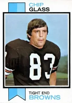 1973 Topps #203 - Chip Glass - Cleveland Browns