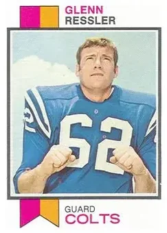 1973 Topps #204 - Glenn Ressler - Baltimore Colts