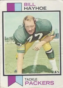 1973 Topps #208 - Bill Hayhoe - Green Bay Packers - Front 1973 Topps #208 - Bill Hayhoe - Green Bay Packers - Front