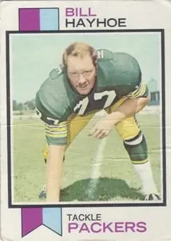 1973 Topps #208 - Bill Hayhoe - Green Bay Packers