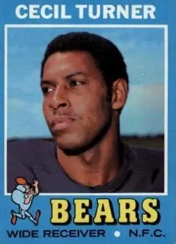 1971 Topps #234 - Cecil Turner - Chicago Bears 1971 Topps #234 - Cecil Turner - Chicago Bears