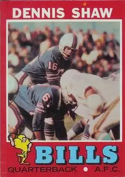 1971 Topps #235 - Dennis Shaw - Buffalo Bills