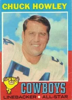 1971 Topps #238 - Chuck Howley - Dallas Cowboys 1971 Topps #238 - Chuck Howley - Dallas Cowboys